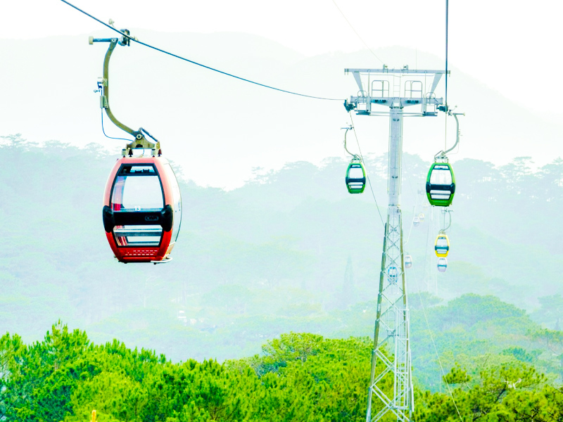 robin-hill- cable Car